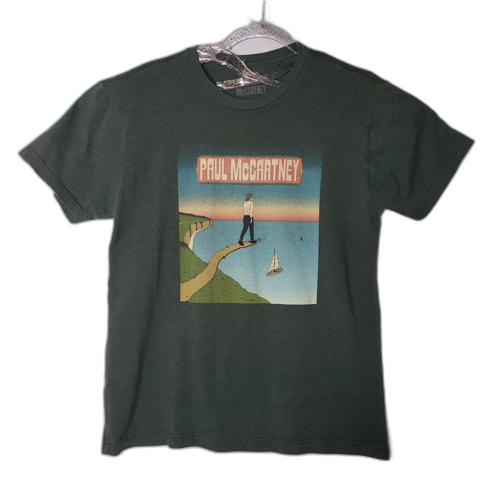 Paul McCartney Got Back North American Tour 2022 Green T Shirt Mens Size Large